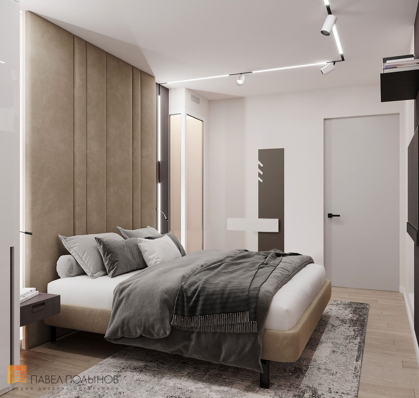 Фото дизайн спальни из проекта «ЖК BauHaus, 95 кв.м.»