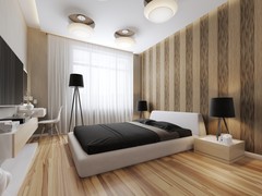 3D визуализация спальни