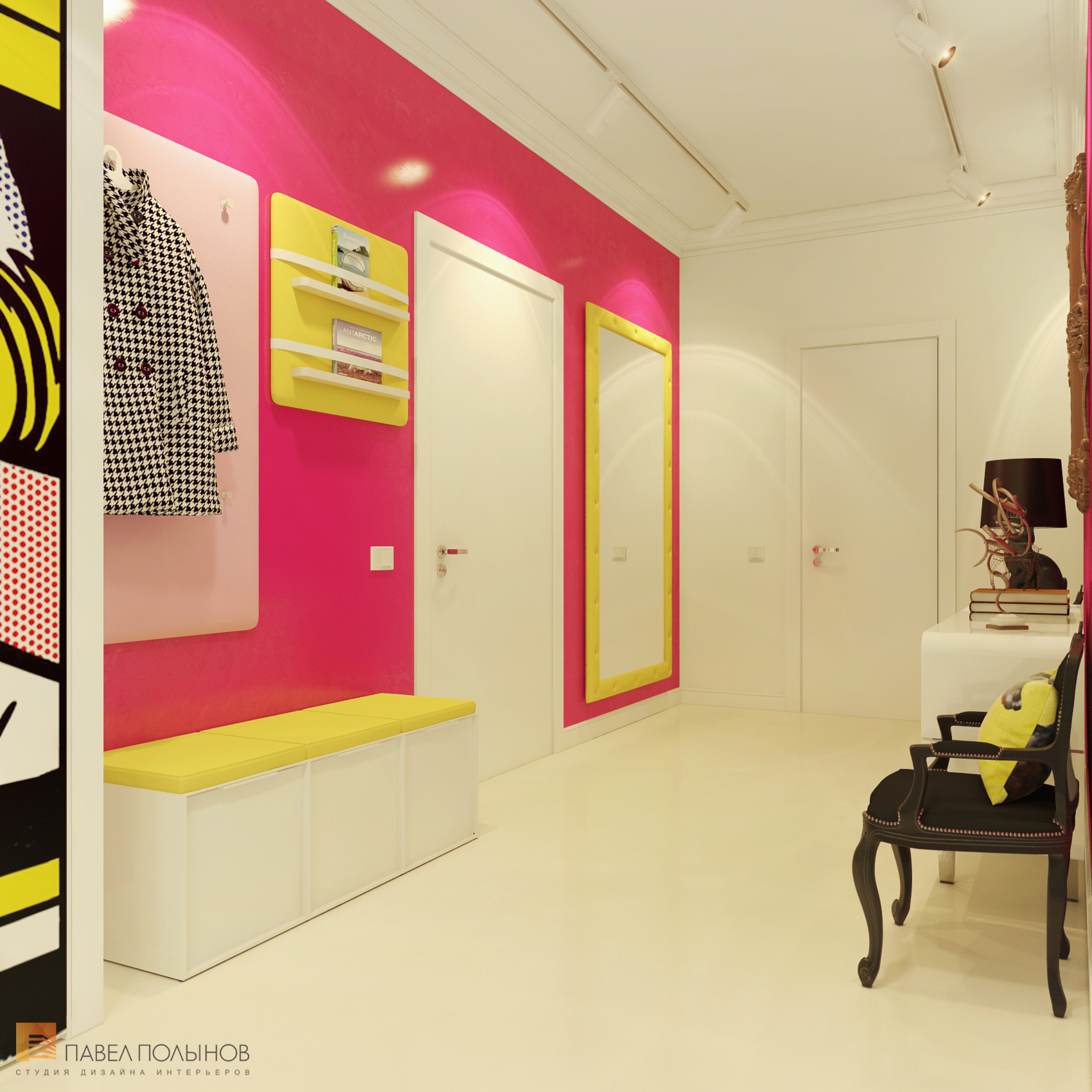 Фото дизайн холла из проекта «Дизайн интерьера квартиры в ЖК «Ижора Парк»»