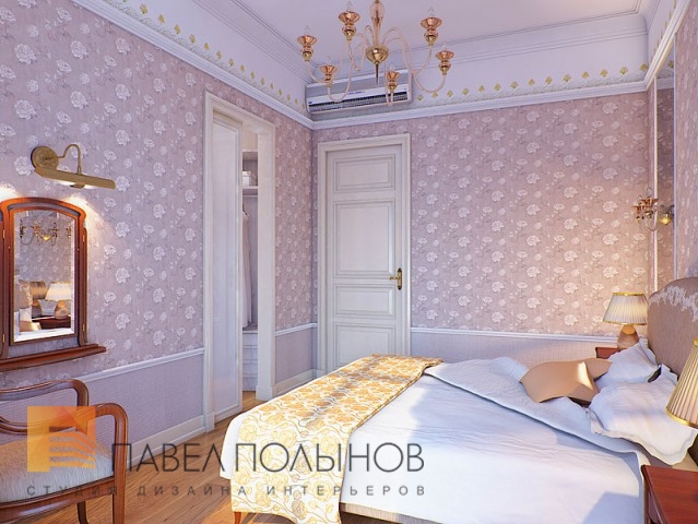 Фото интерьер спальни из проекта «ул. Казначейская - дизайн интерьера квартиры 95 кв.м»