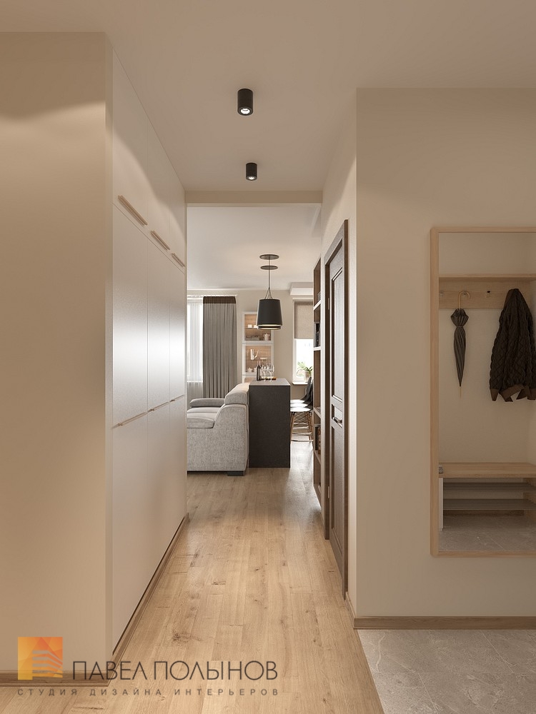 Фото коридор из проекта «Интерьер квартиры в современном стиле, ЖК «Солнечный»»
