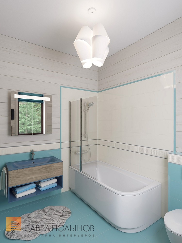 Фото интерьер ванной комнаты из проекта «Интерьер загородного дома в Репино, 347 кв.м.»