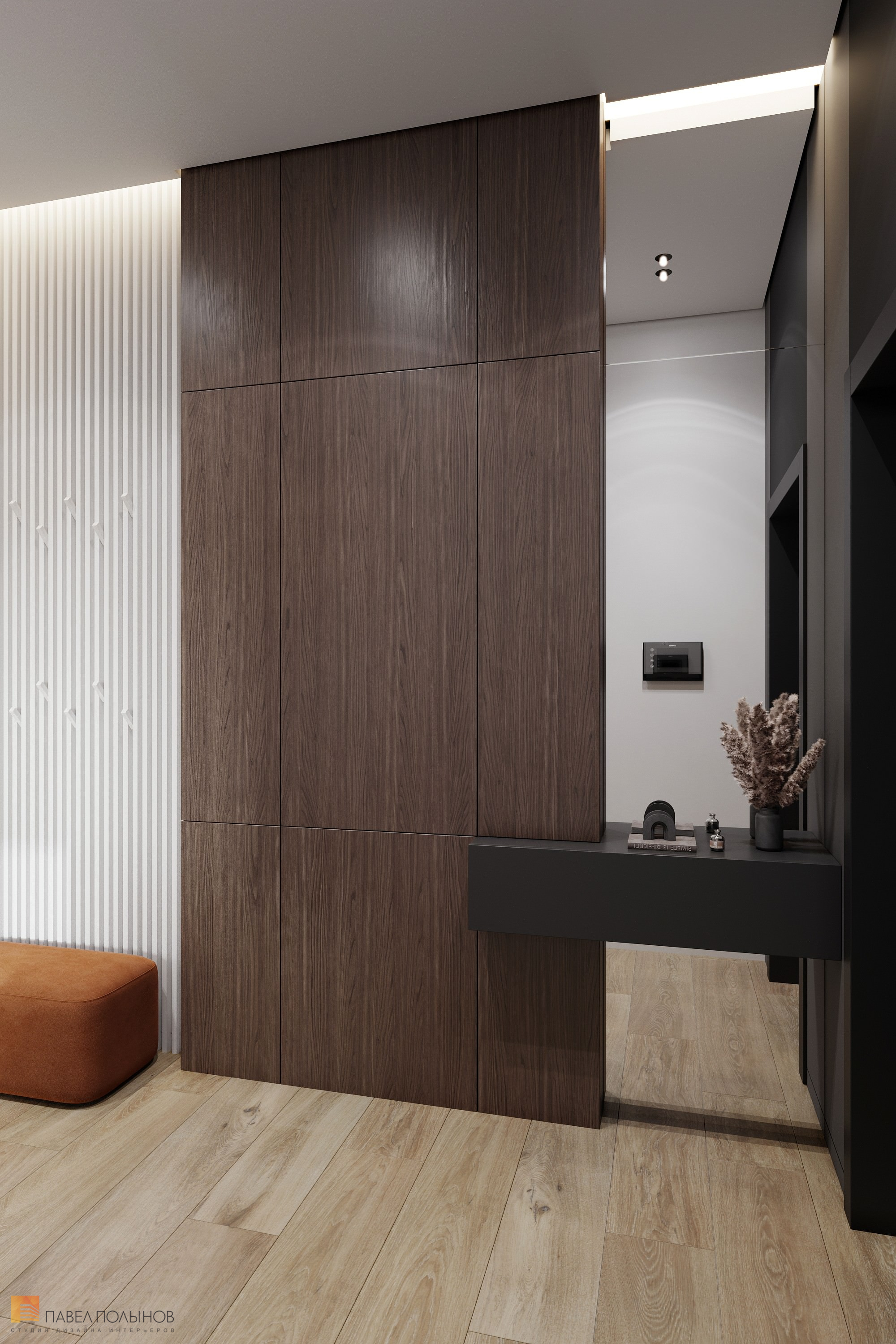Фото прихожая из проекта «Дизайн интерьера квартиры в современном стиле, ЖК «Сердце столицы», 98 кв.м.»