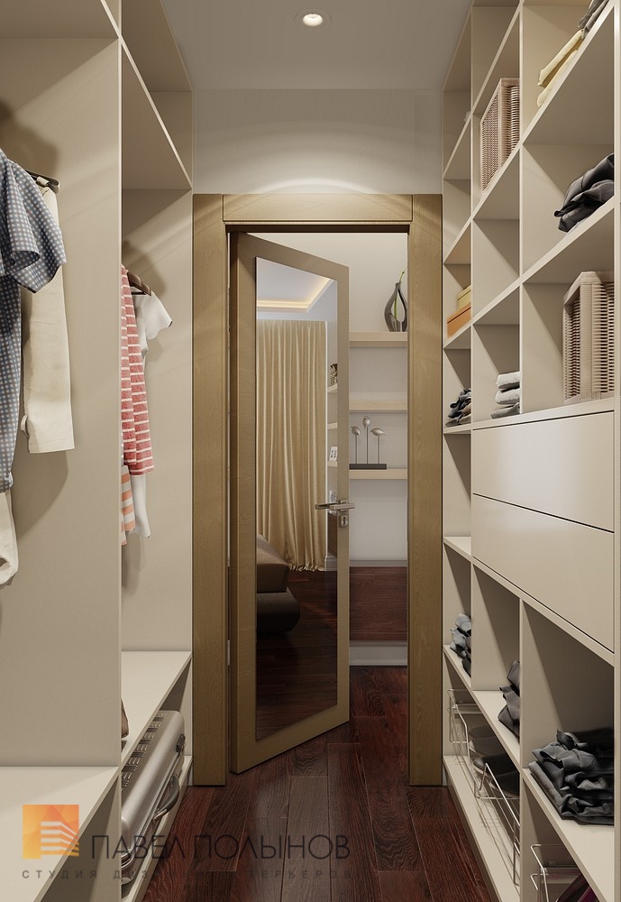 Фото дизайн гардеробной комнаты из проекта «Гардеробные комнаты»