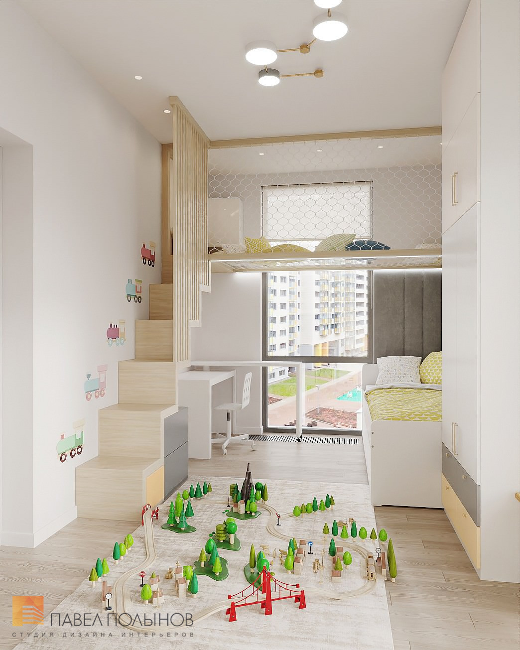 Фото интерьер детской комнаты из проекта «ЖК BauHaus, 95 кв.м.»