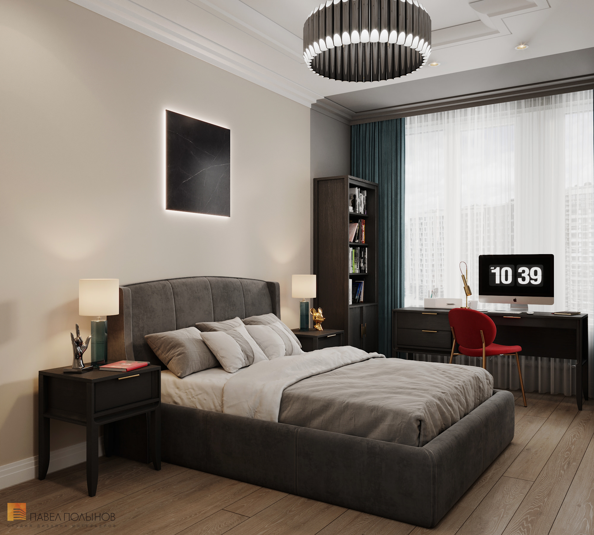 Фото комната для подростка из проекта «Квартира в современном стиле, ЖК «1147», 97 кв.м.»