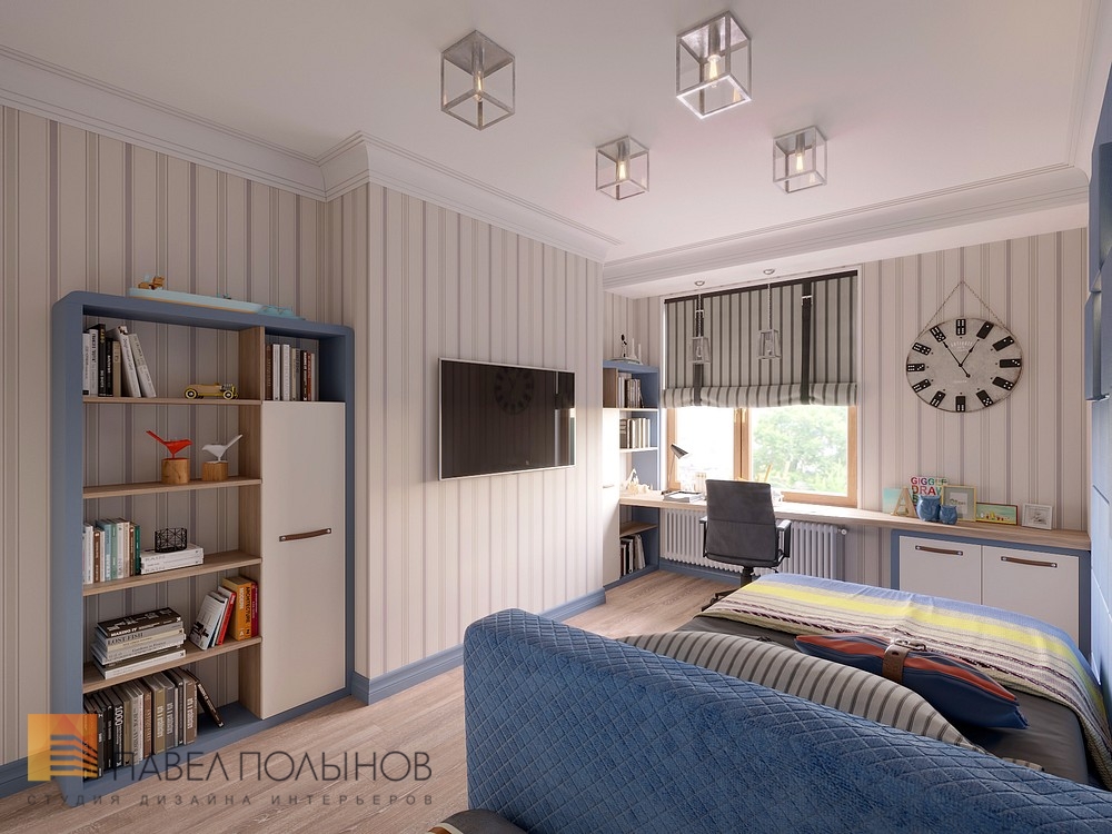 Фото детская комната из проекта «Дизайн трехкомнатной квартиры 100 кв.м. в стиле неоклассики, ЖК «Смольный парк»»