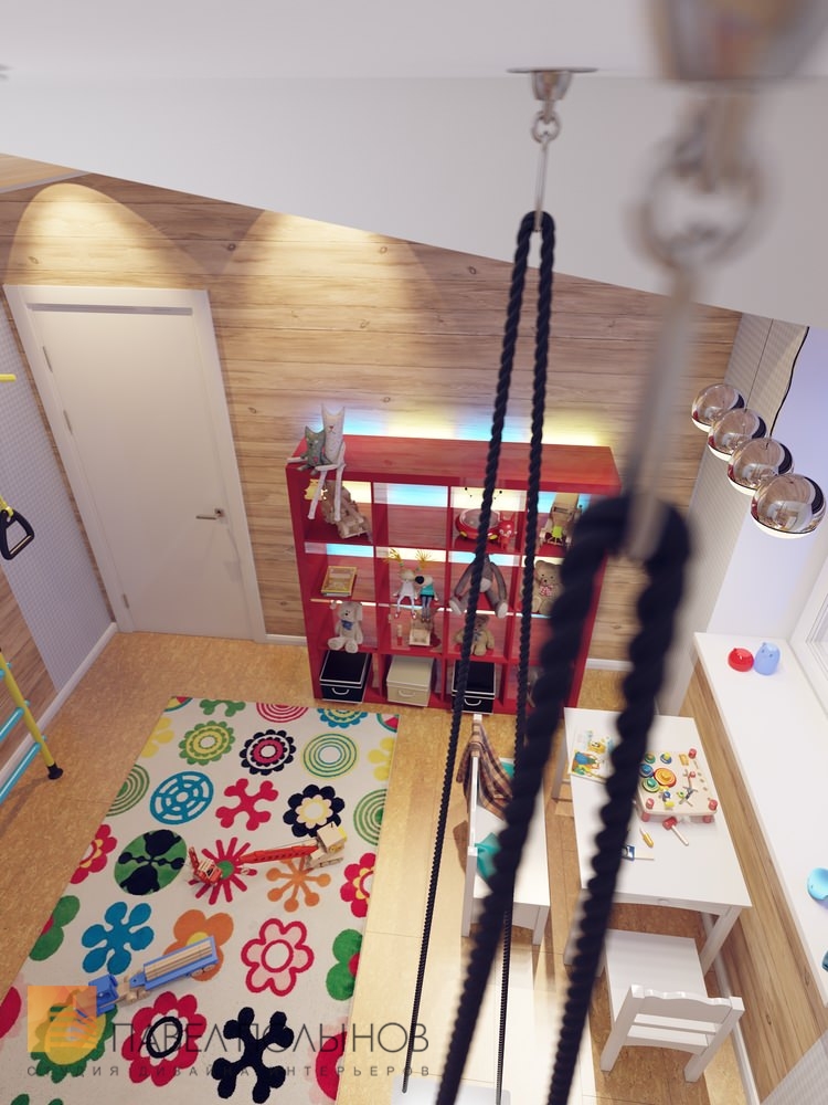 Фото детская комната из проекта «Интерьер квартиры в ЖК «Красногорская Ривьера», г. Красногорск, 123 кв.м»