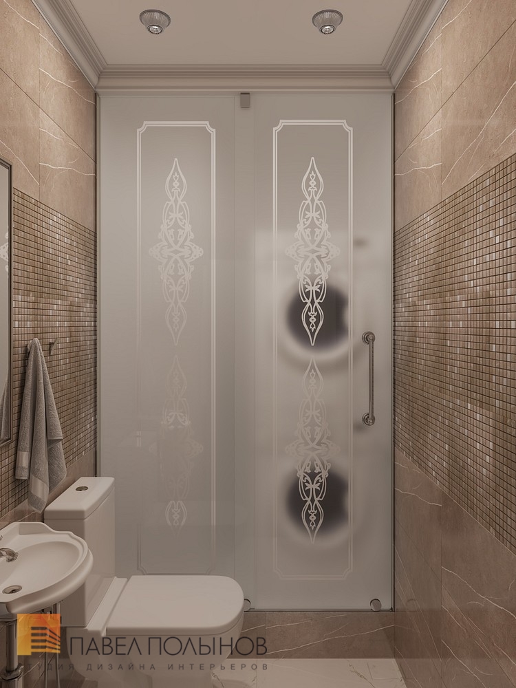 Фото туалет из проекта «Интерьер четырехкомнатной квартиры в классическом стиле, ЖК «Дом-Мегалит на Неве», 117 кв.м.»