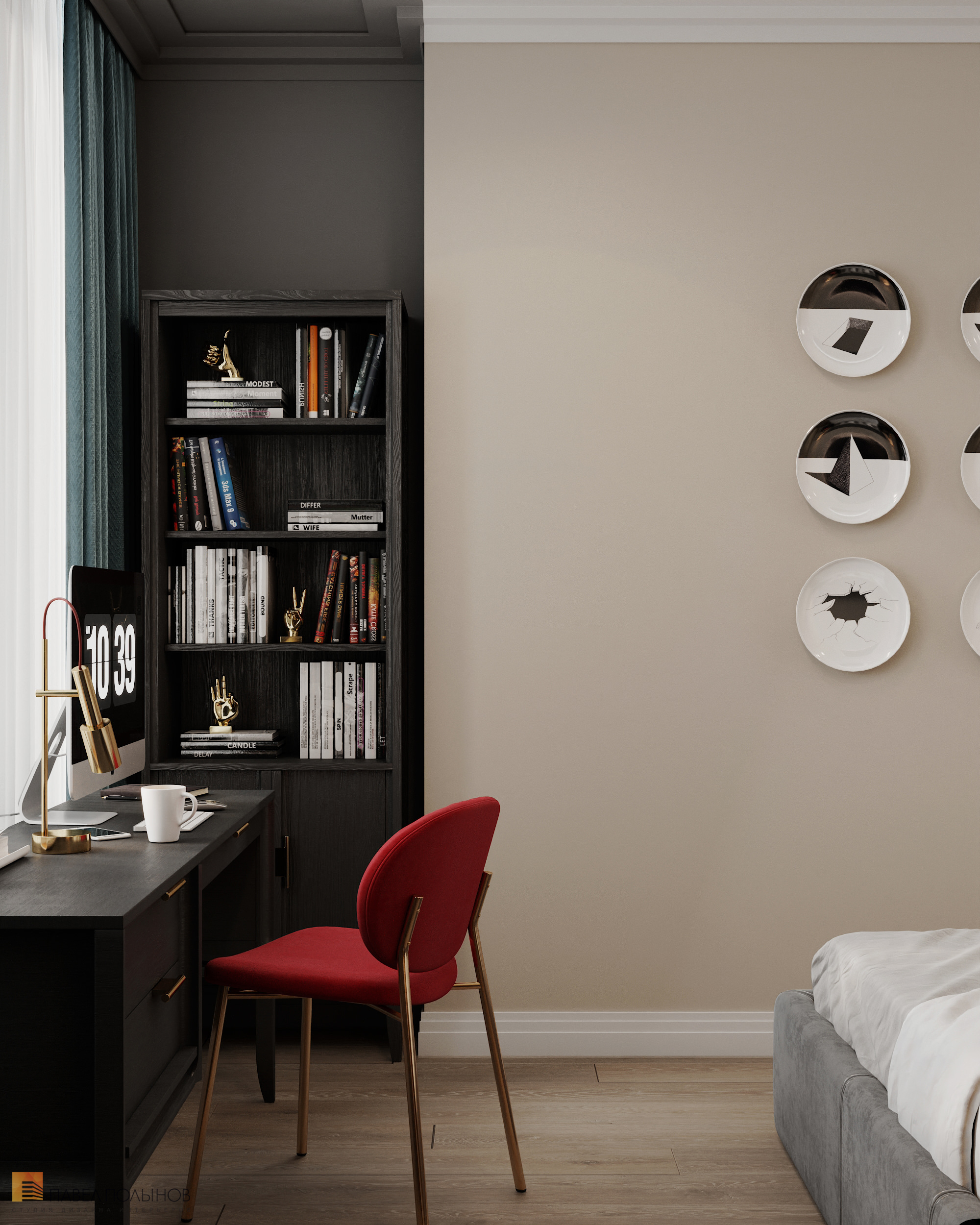 Фото интерьер комнаты для подростка из проекта «Квартира в современном стиле, ЖК «1147», 97 кв.м.»