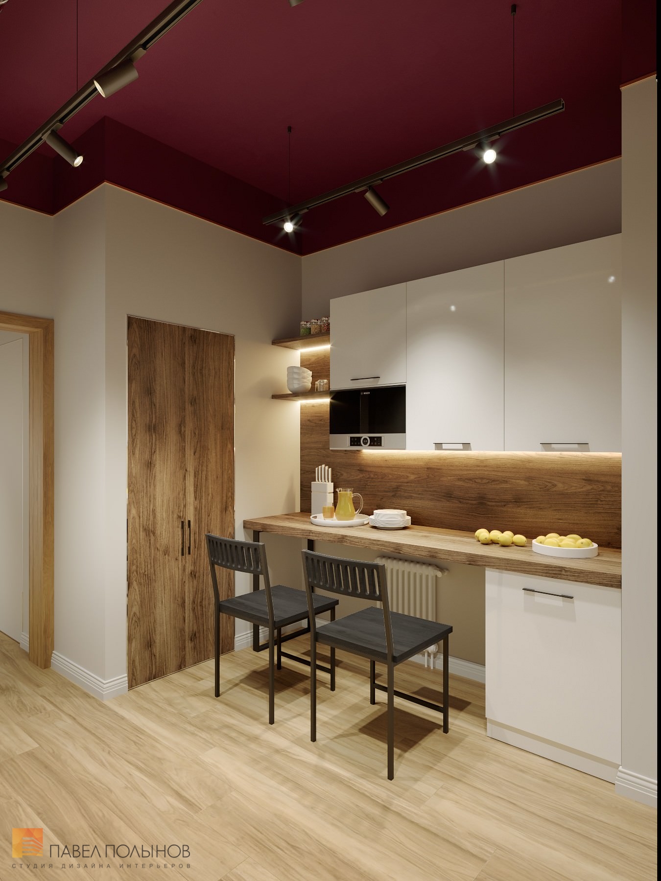 Фото дизайн комнаты для персонала из проекта «Дизайн интерьера винного магазина «Винолучи», 135 кв.м. »