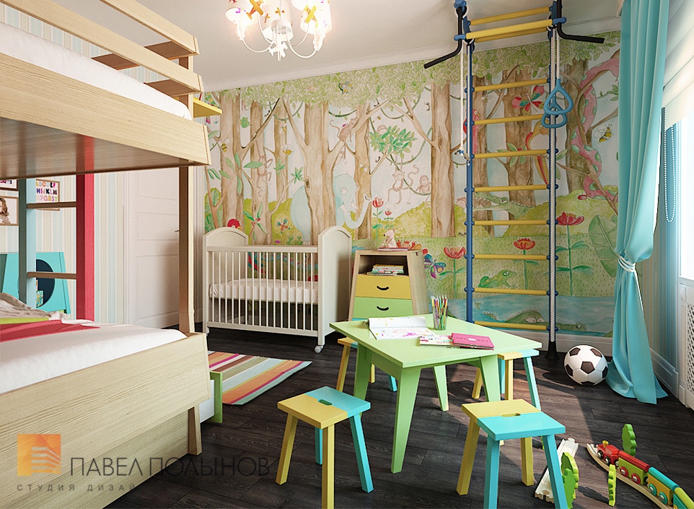 Фото дизайн детской комнаты из проекта «Детские»