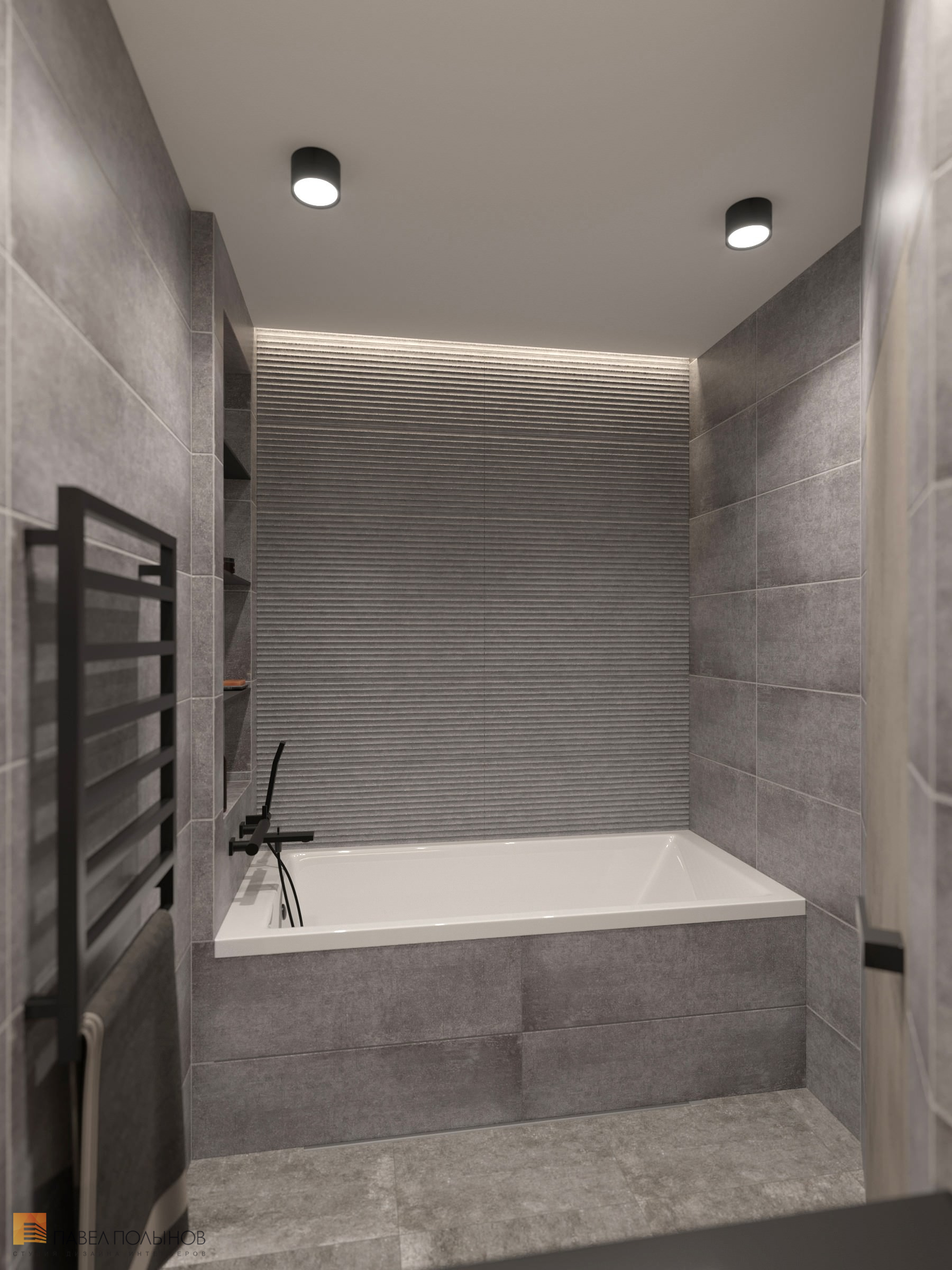 Фото ванная комната из проекта «Квартира в современном стиле с элементами классики, ЖК «Граф Орлов», 142 кв.м.»