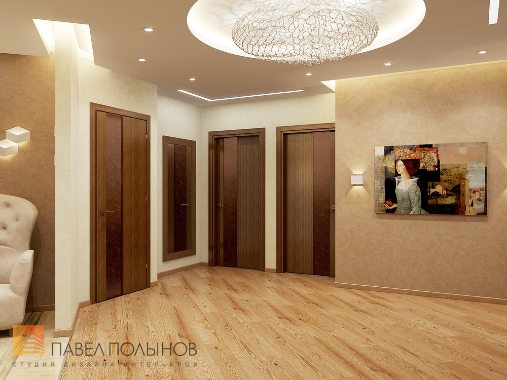 Фото дизайн холла из проекта «Интерьер квартиры на Ленинском пр., 97 кв.м»