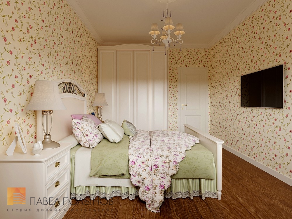 Фото дизайн интерьера детской для девочки из проекта «Квартира в классическом стиле, ЖК «Time дом у Московской», 120 кв.м.»