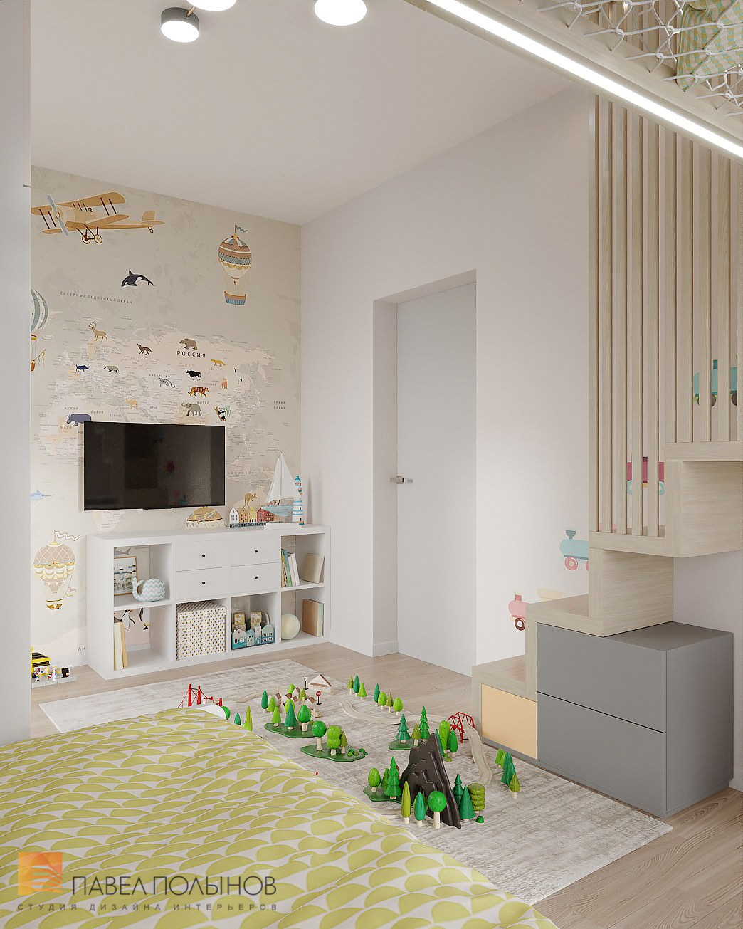 Фото детская комната из проекта «ЖК BauHaus, 95 кв.м.»