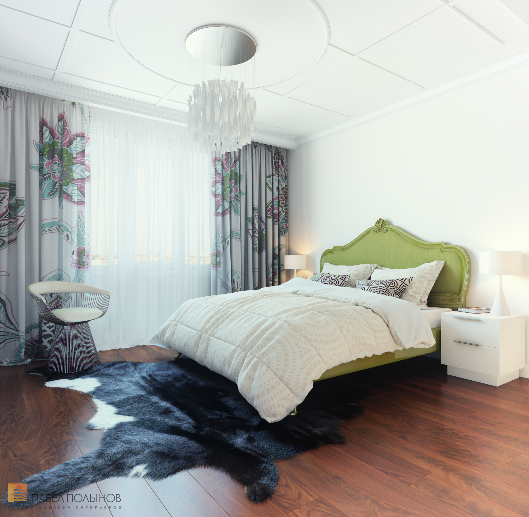 Фото интерьер спальни из проекта «Дизайн интерьера квартиры в ЖК «Ижора Парк»»