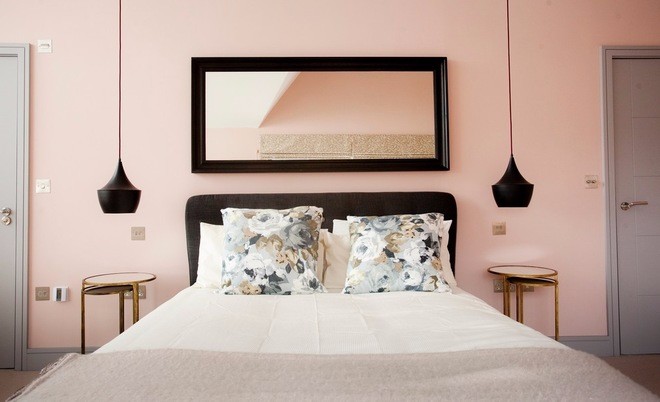 Персиковая спальня ( фото) - новинки дизайна спальни в персиковых тонах