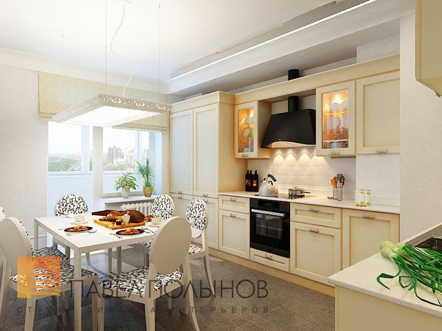 Фото кухня из проекта «Приморский пр. - дизайн интерьера квартиры 76 кв.м»