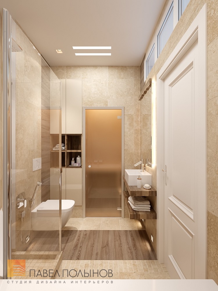 Фото ванная комната из проекта «Интерьер квартиры в стиле прованс, ЖК &quot;Самоцветы&quot;, 100 кв.м.»