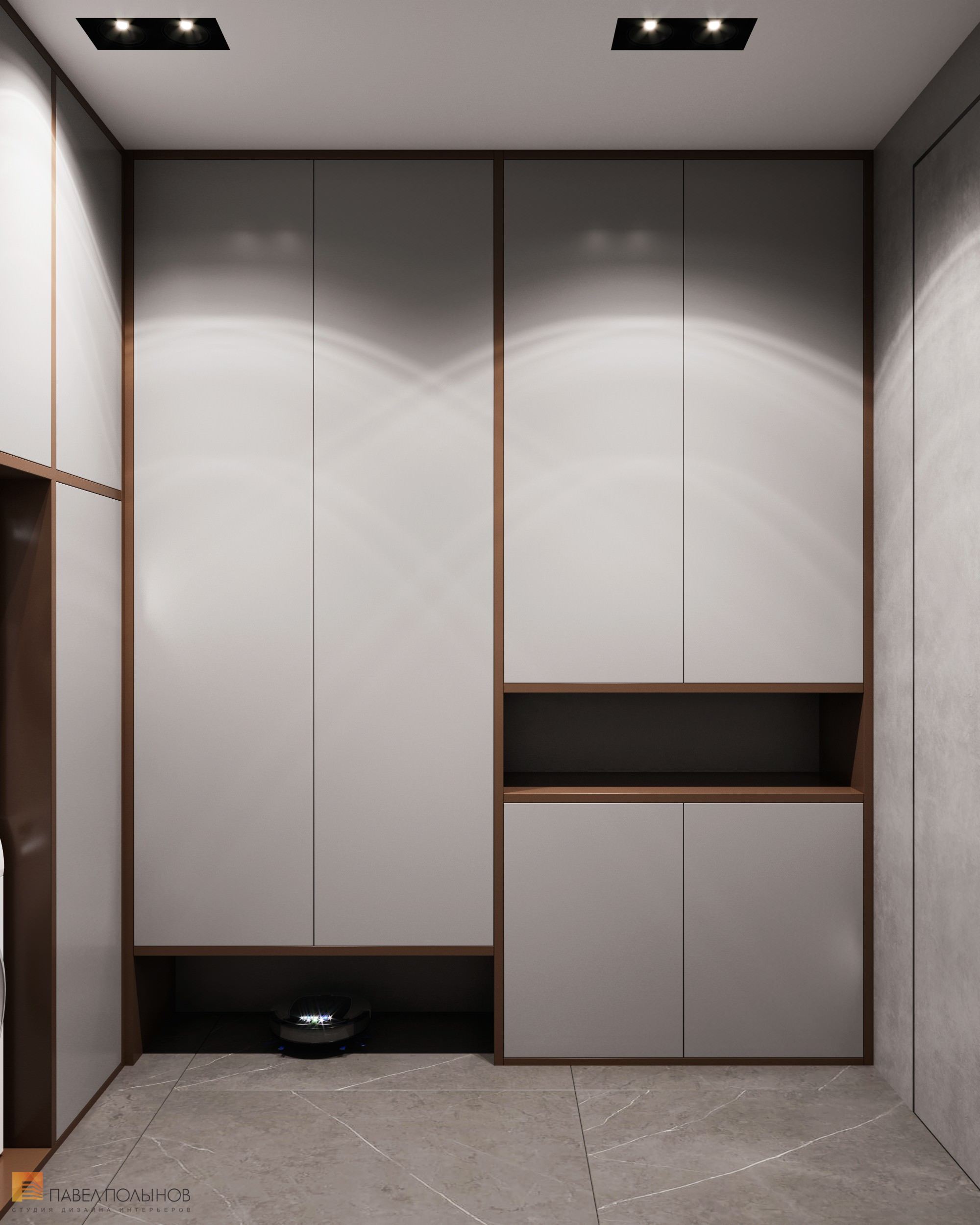 Фото дизайн хозяйственной комнаты из проекта «Дизайн интерьера квартиры в ЖК «Крестовский Deluxe», современный стиль, 233 кв.м.»