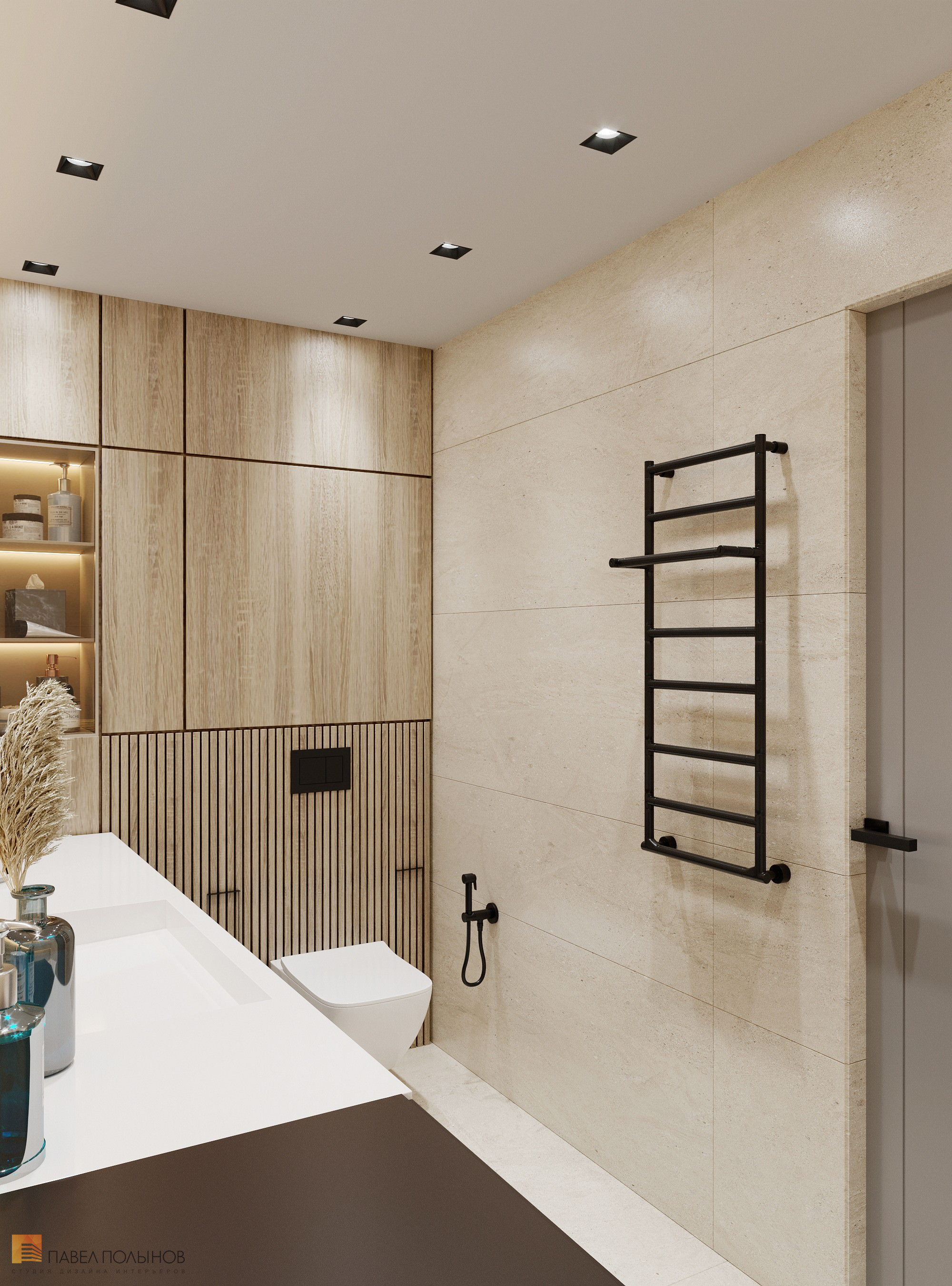 Фото ванная комната из проекта «ЖК BauHaus, 95 кв.м.»