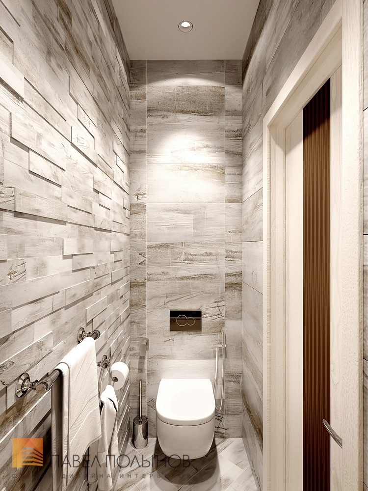 Фото санузел из проекта «Дизайн проект 1-комнатной квартиры 70 кв.м. в ЖК «Риверсайд», современный стиль»