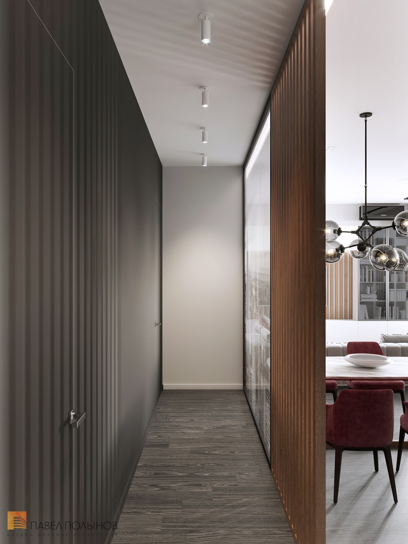Фото холл из проекта «Интерьер квартиры в ЖК Duderhof Club, современный стиль, 136 кв.м.»