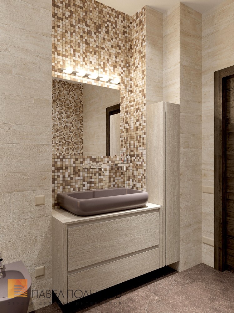 Фото дизайн интерьера ванной комнаты из проекта «Ванные комнаты»