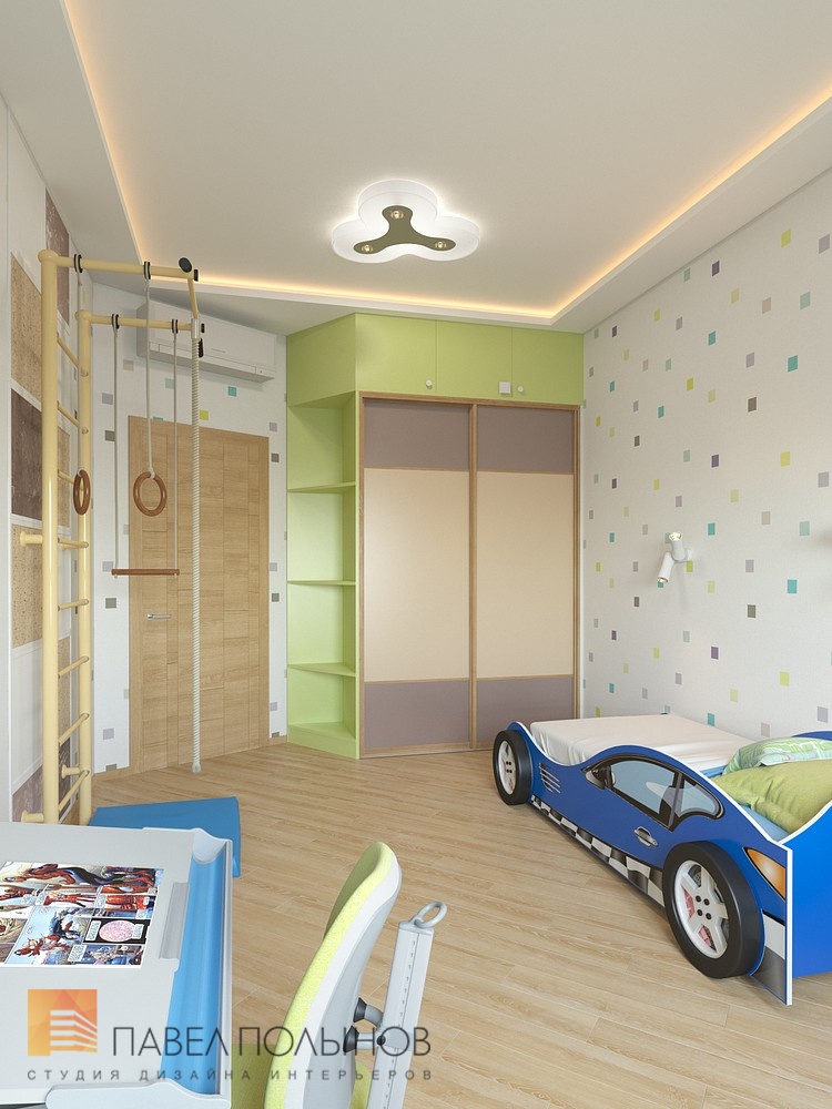 Фото интерьер детской комнаты из проекта «Детские»