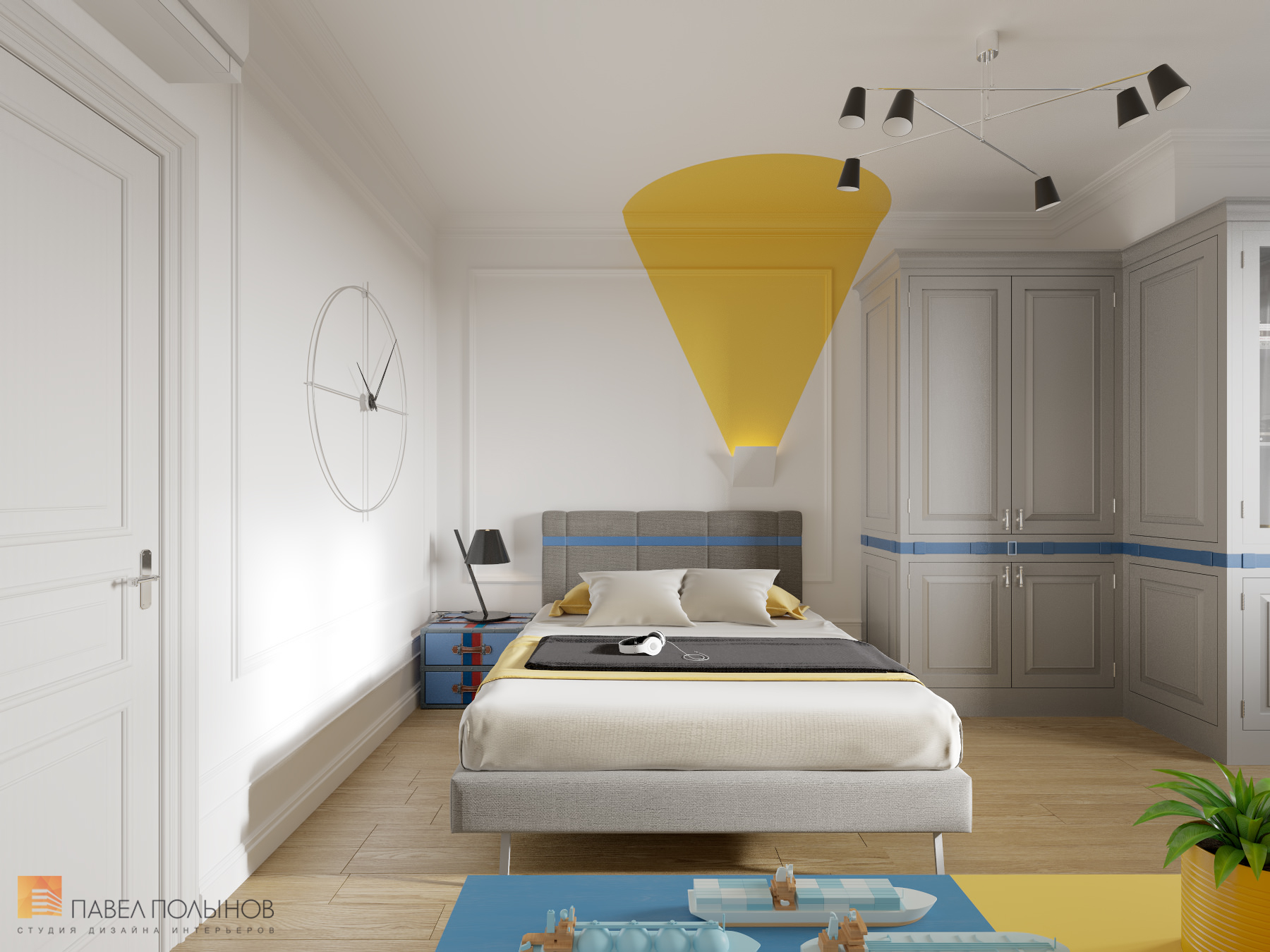 Фото детская комната из проекта «Интерьер квартиры в стиле неоклассики, ЖК «Парадный квартал», 190 кв.м.»