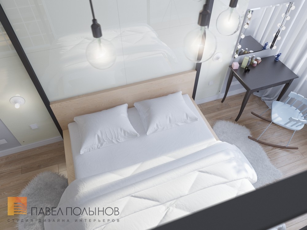 Фото спальня из проекта «Интерьер трехкомнатной квартиры в элитном доме «Таврический», 112 кв.м»