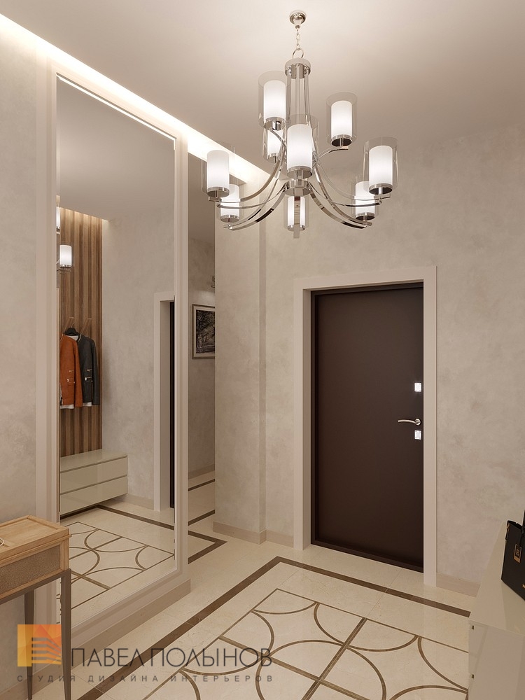 Фото дизайн холла из проекта «Дизайн квартиры в современном стиле, ЖК «Home Sweet Home», 129 кв.м.»
