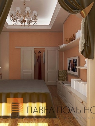Фото спальня из проекта «Выборгское шоссе - дизайн интерьера квартиры 115 кв.м»