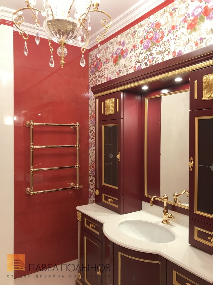 Фото ремонт и отделка ванной комнаты из проекта «Ремонт четырехкомнатной квартиры в классическом стиле, ЖК «Парадный квартал», 169 кв.м.»