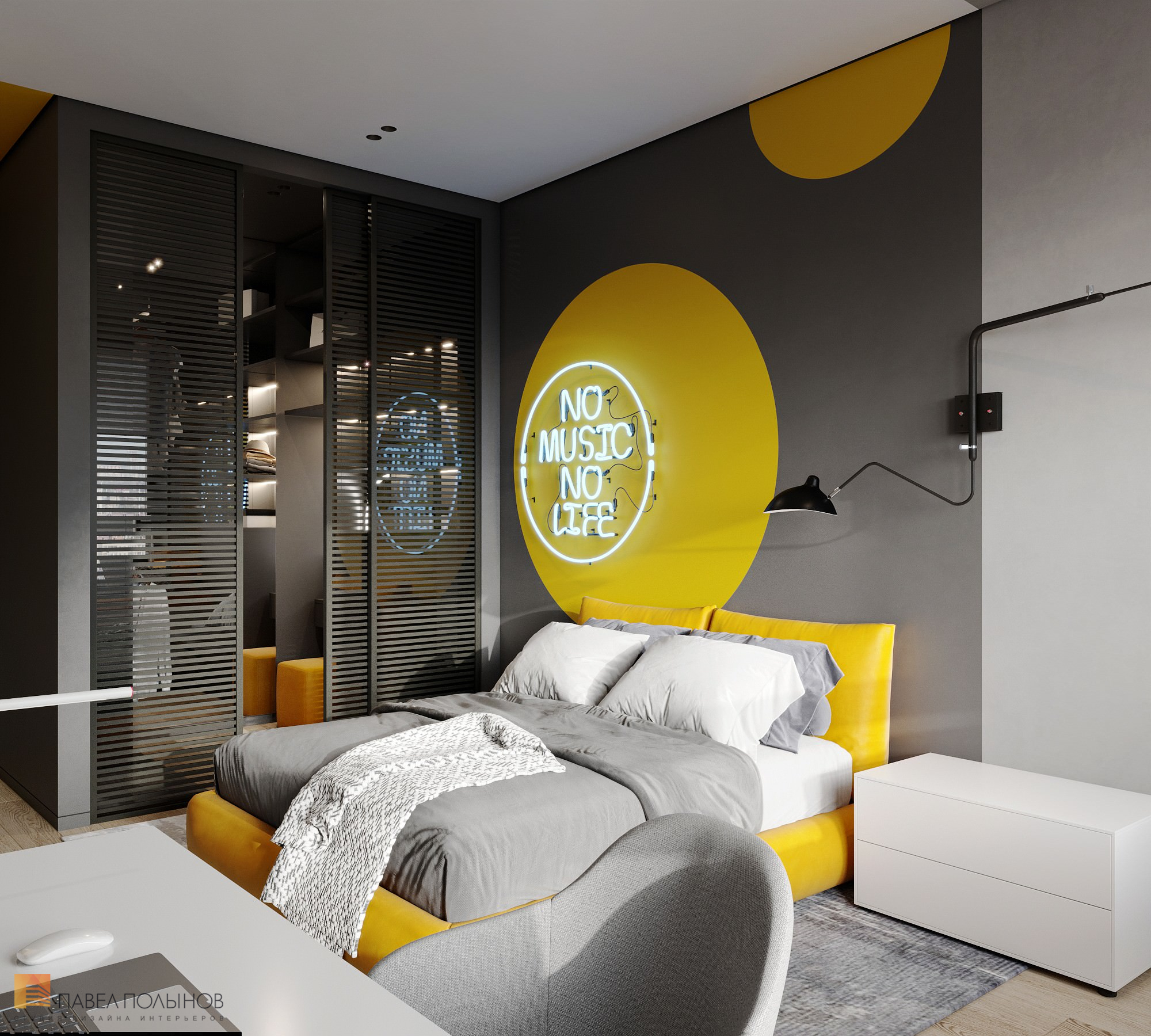 Фото детская комната из проекта «Дизайн интерьера квартиры в современном стиле, ЖК «Сердце столицы», 98 кв.м.»