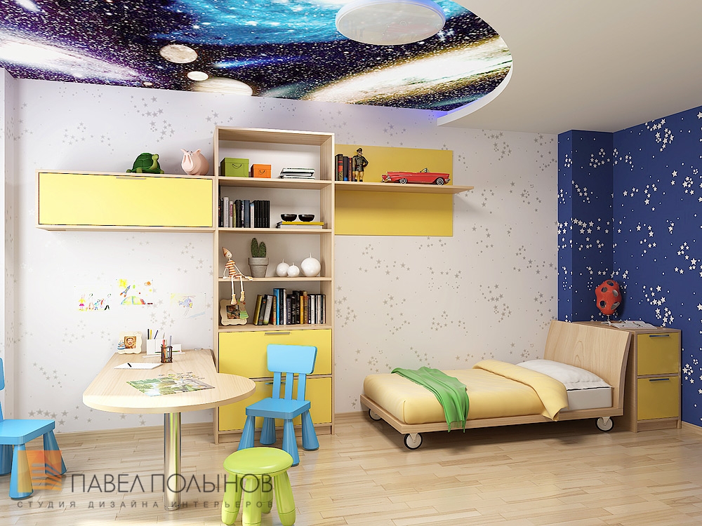 Фото дизайн интерьера детской из проекта «Юбилейный квартал - дизайн интерьера квартиры 105 кв.м»