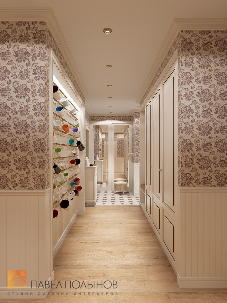 Фото дизайн холла из проекта «Интерьер квартиры в стиле прованс, ЖК &quot;Самоцветы&quot;, 100 кв.м.»