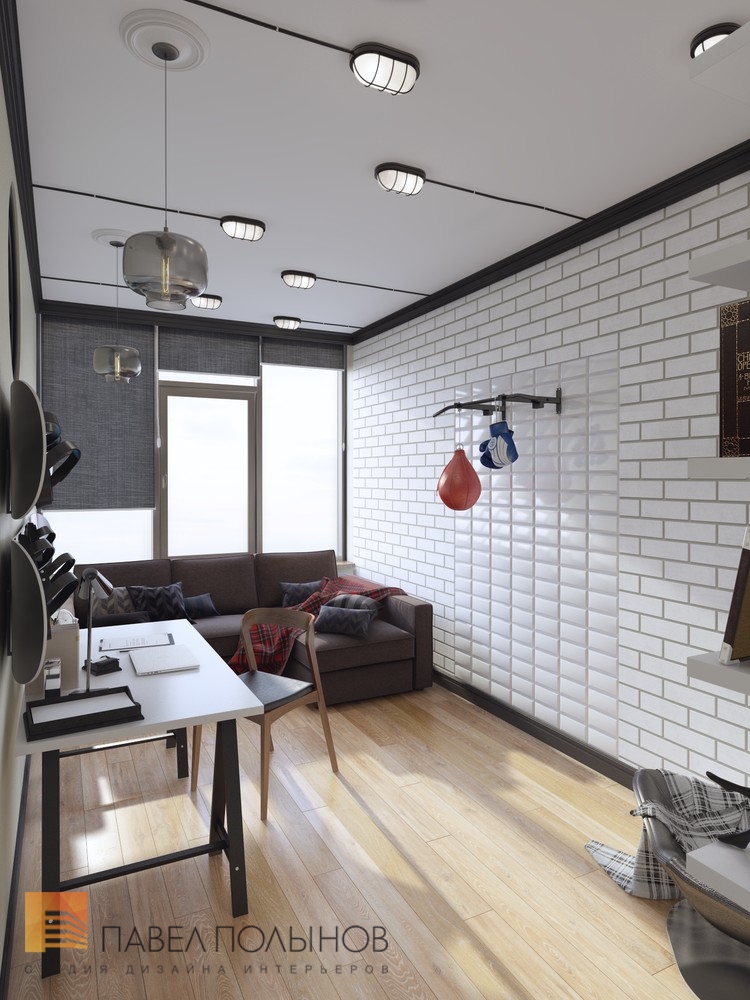 Фото кабинет из проекта «Интерьер трехкомнатной квартиры в элитном доме «Таврический», 112 кв.м»