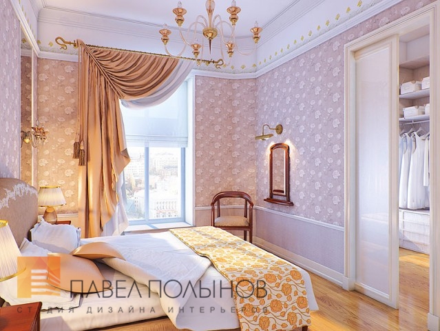 Фото спальня из проекта «ул. Казначейская - дизайн интерьера квартиры 95 кв.м»