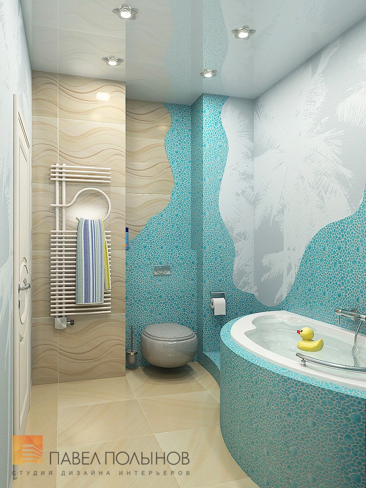 Фото интерьер ванной из проекта «Ванные комнаты»
