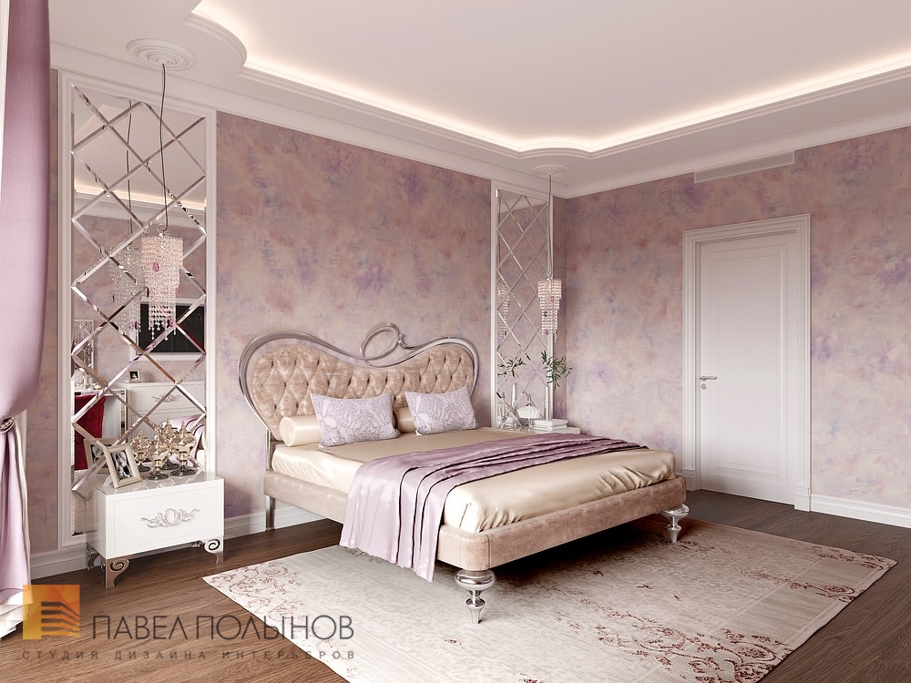 Фото интерьер спальни из проекта «Дизайн 4-комнатной квартиры 162 кв.м. в ЖК «Платинум», стиль неоклассика»
