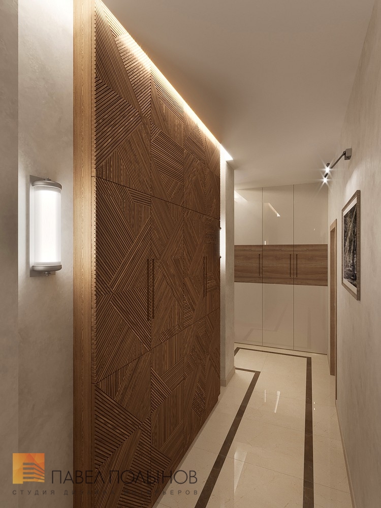 Фото дизайн интерьера холла из проекта «Дизайн квартиры в современном стиле, ЖК «Home Sweet Home», 129 кв.м.»