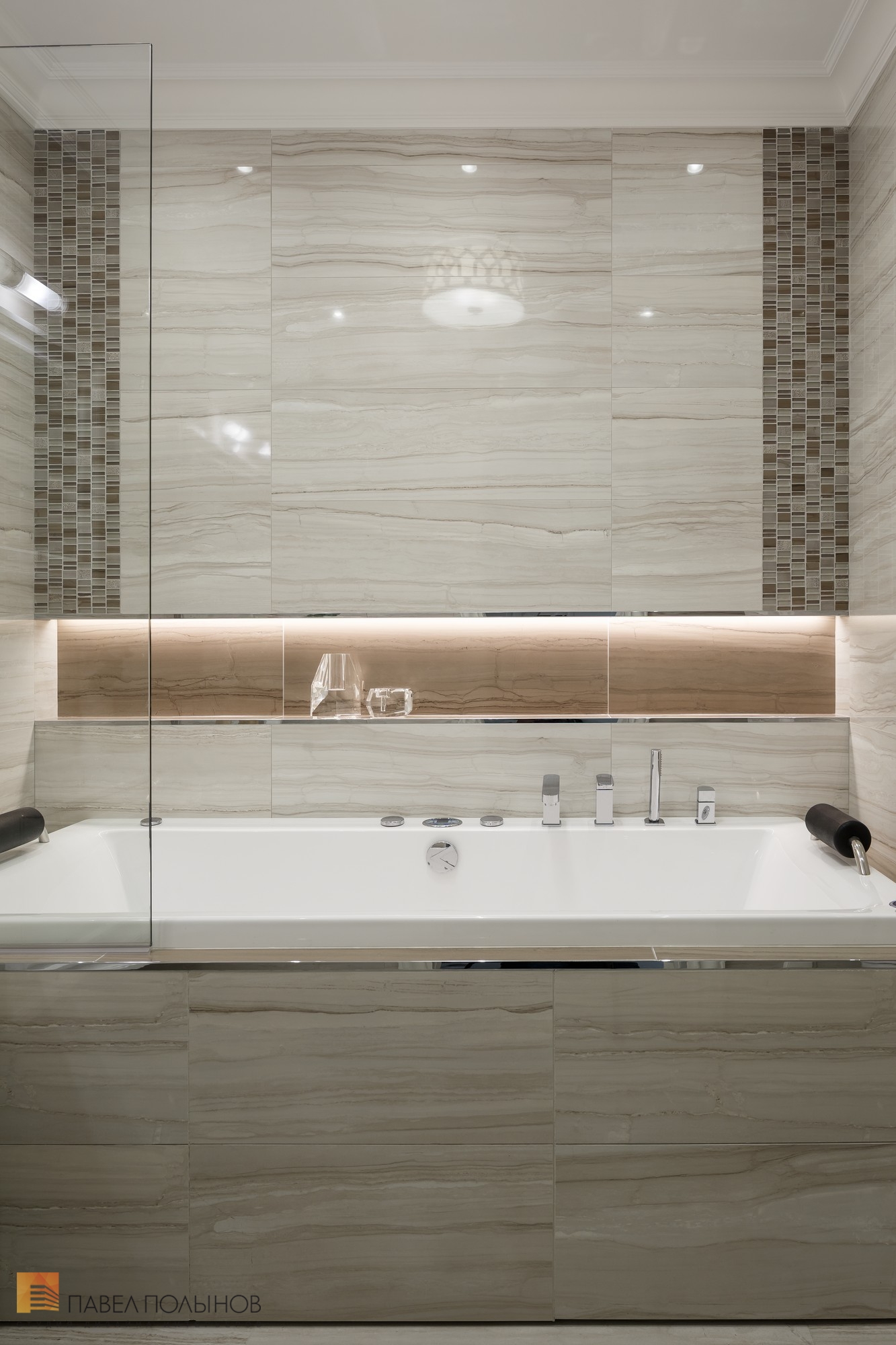 Фото ванная комната из проекта «Отделка квартиры по дизайн-проекту, ЖК «Академ-Парк», 107 кв.м.»