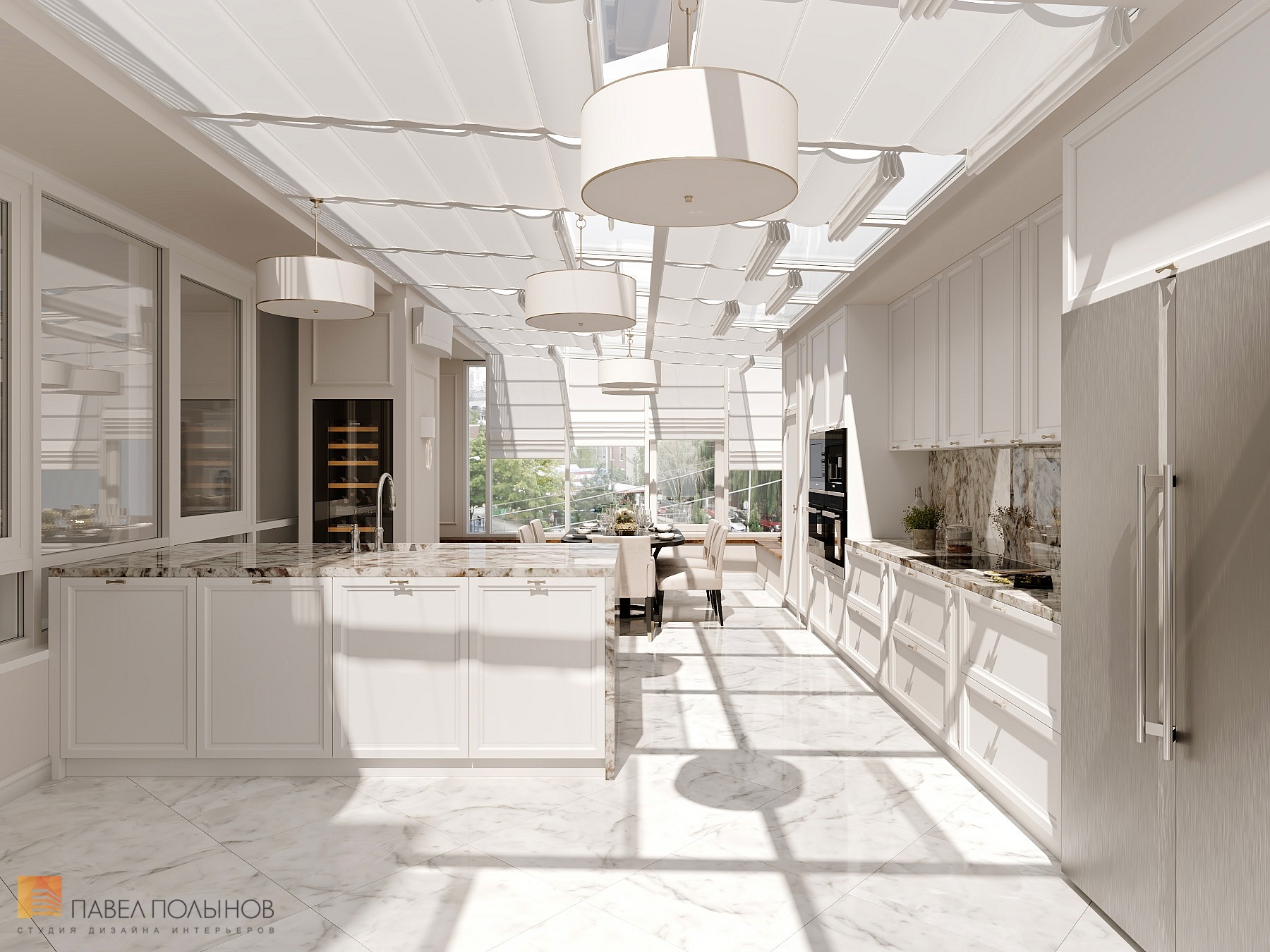 Фото кухня из проекта «Интерьер квартиры 200 кв.м. в стиле Ар-деко, ЖК «Граф Орлов»»