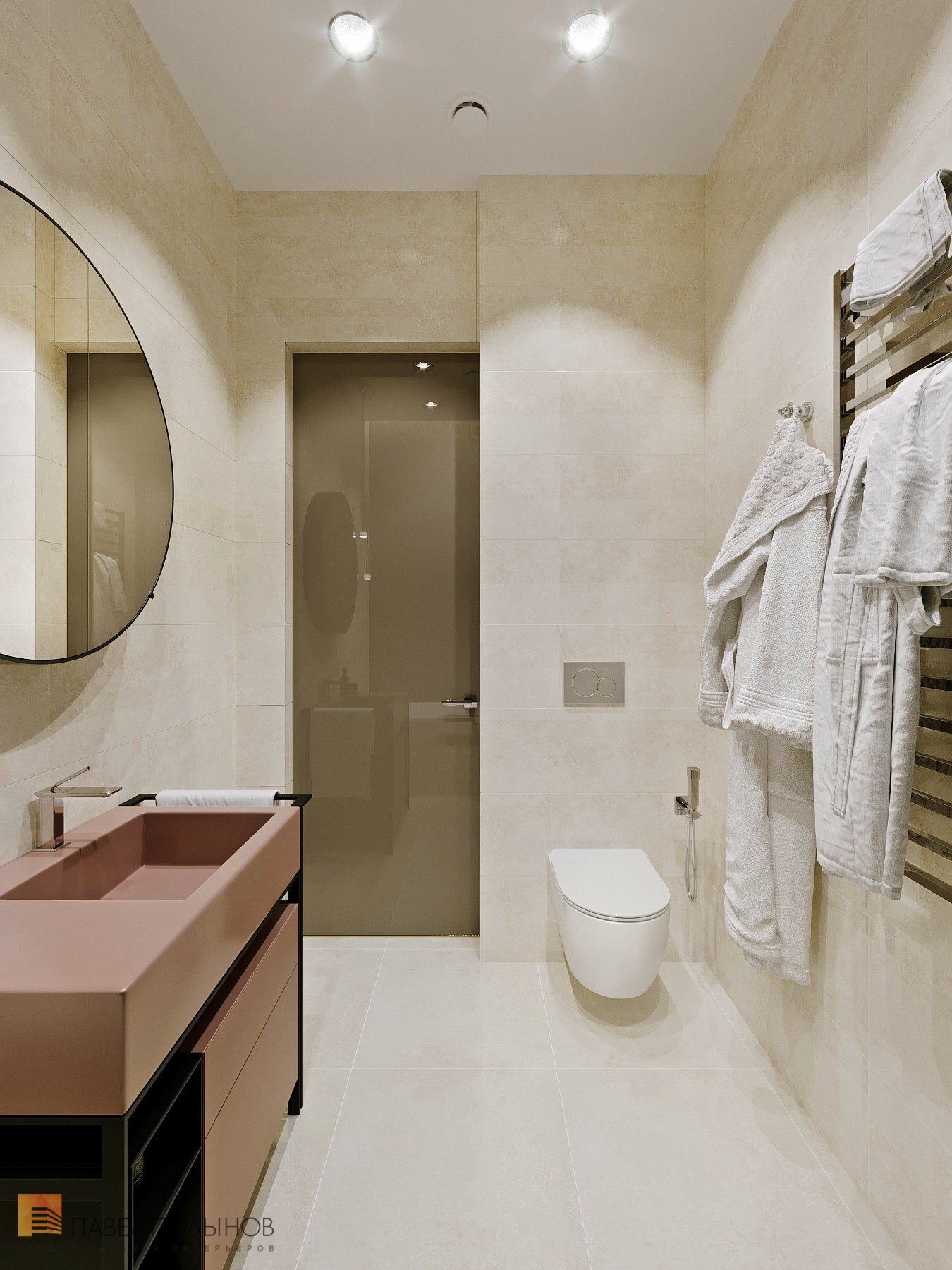 Фото интерьер ванной комнаты из проекта «Квартира в стиле неоклассики, ЖК «Леонтьевский мыс», 250 кв.м.»