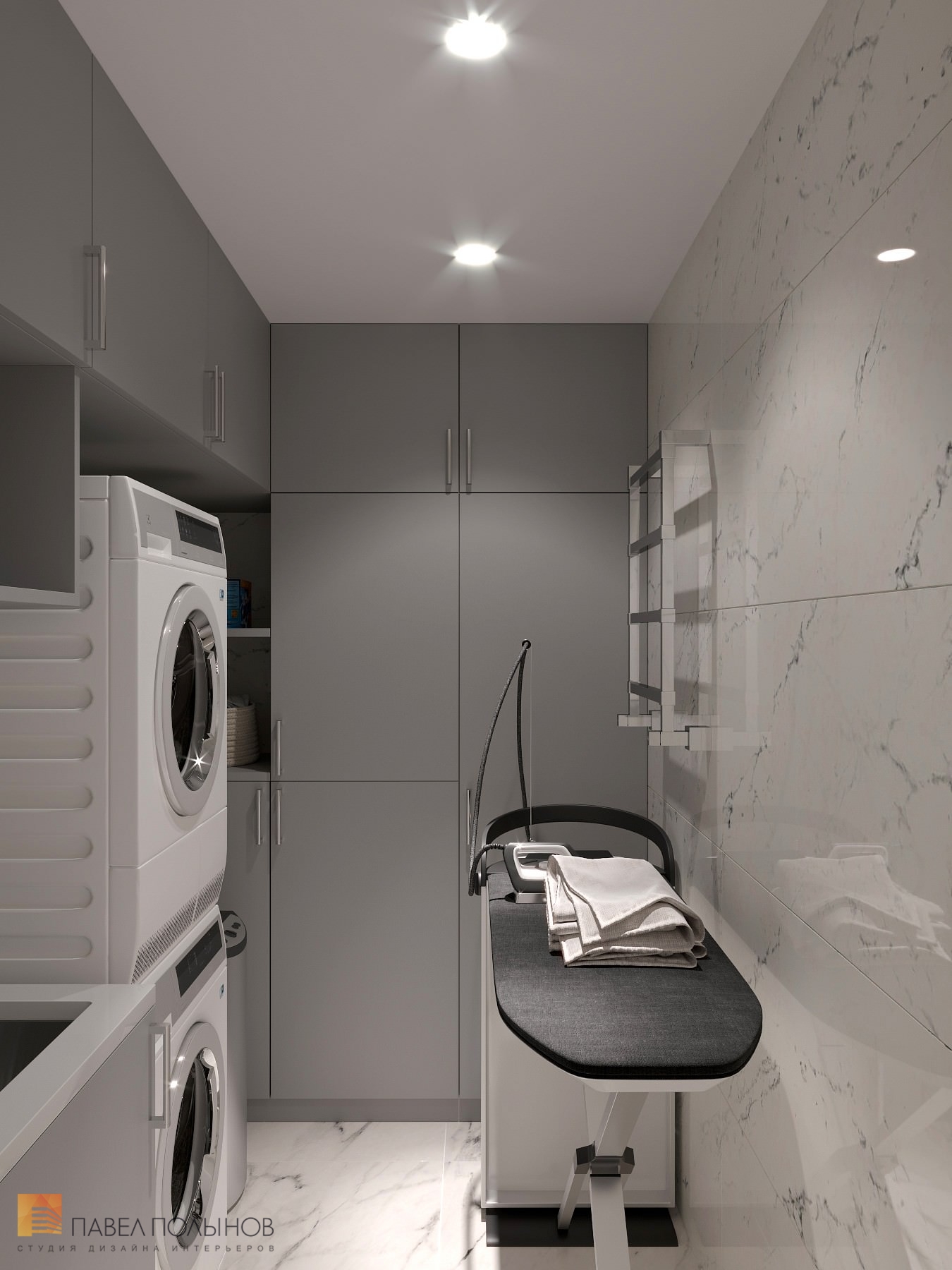 Фото хозяйственная комната из проекта «Дизайн квартиры в ЖК «Крестовский De Luxe», американская классика, 205 кв.м.»