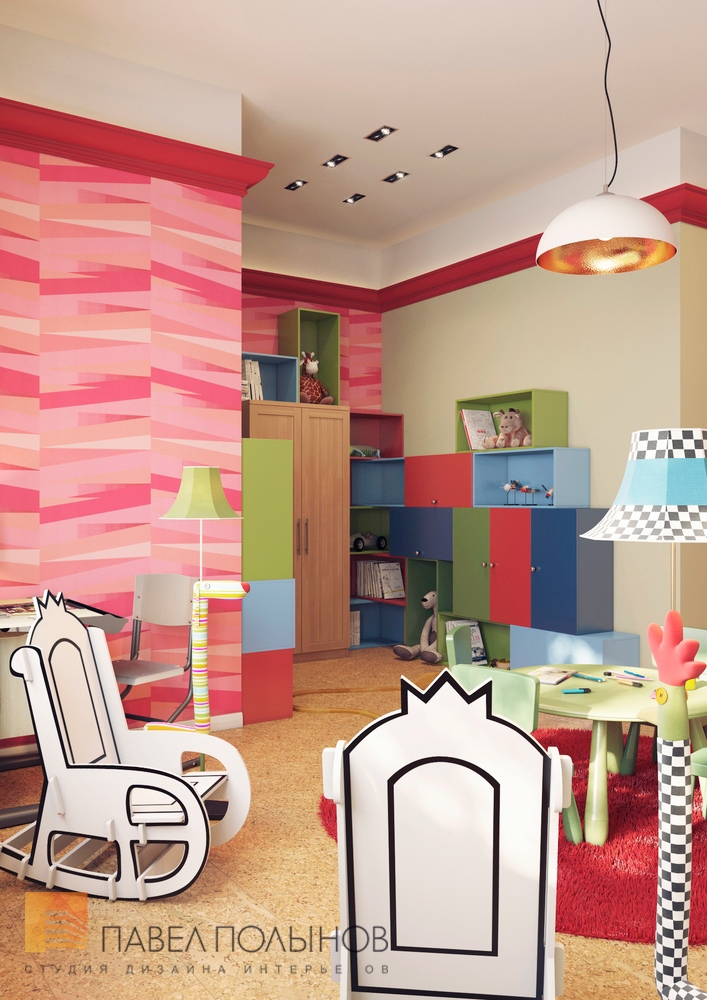 Фото дизайн интерьера детской комнаты из проекта «г. Москва, Таунхаус в поселке «Ангелово», 143 кв.м»