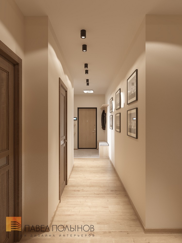 Фото интерьер коридора из проекта «Интерьер квартиры в современном стиле, ЖК «Солнечный»»