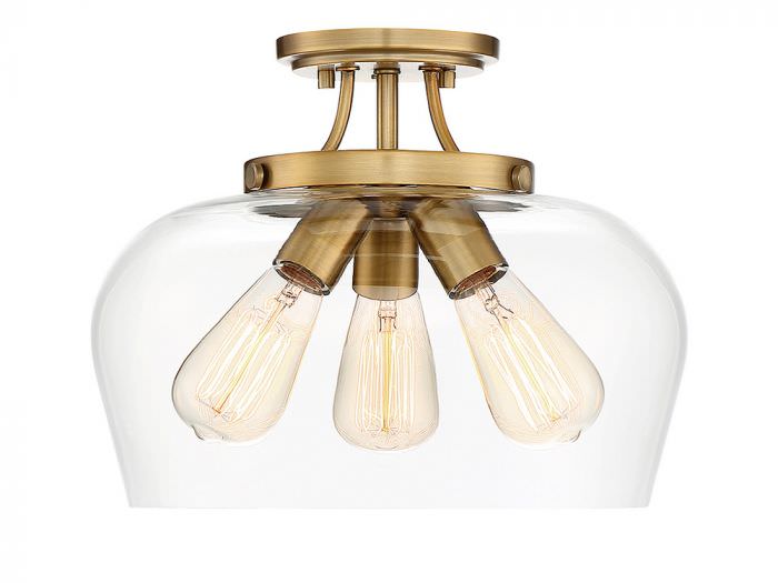 Накладной светильник SAVOY HOUSE OCTAVE 3 LIGHT SEMI FLUSH Накладной светильник SAVOY HOUSE OCTAVE 3 LIGHT SEMI FLUSH